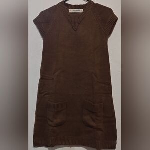 Zaraknit brown sweater dress